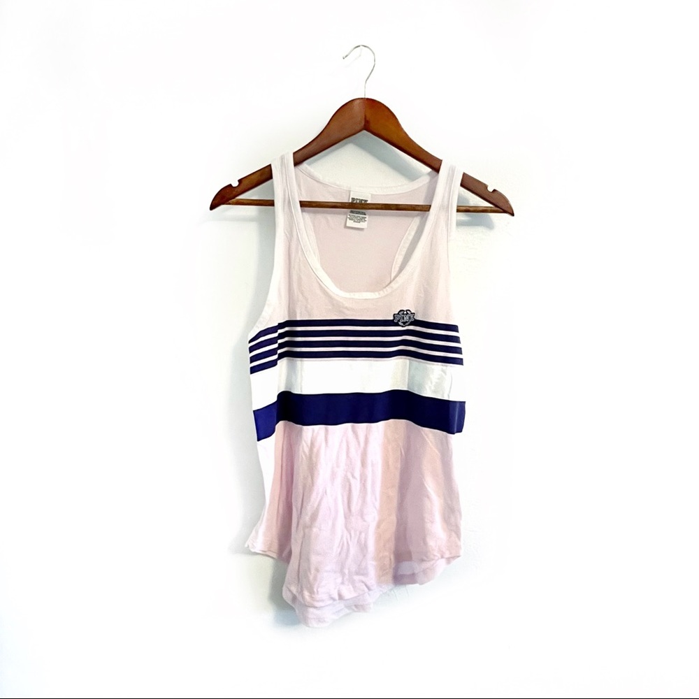 Victoria’s Secret PINK Activewear Tank with Striped Accent